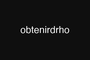 obtenirdrho