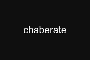 chaberate