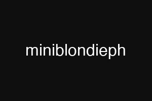 miniblondieph