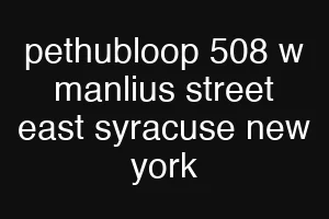 pethubloop 508 w manlius street east syracuse new york